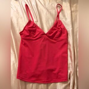 Urban Outfitters Pink Lace-Trim Camisole